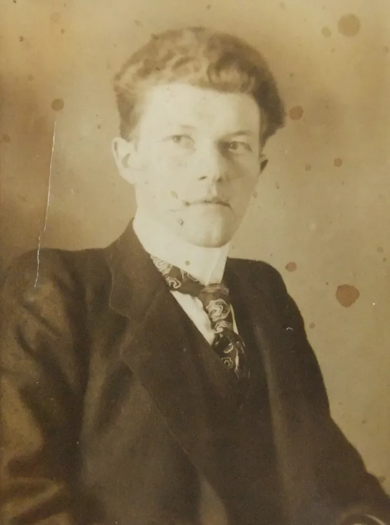 Julius Hochgräfe in jungen Jahren