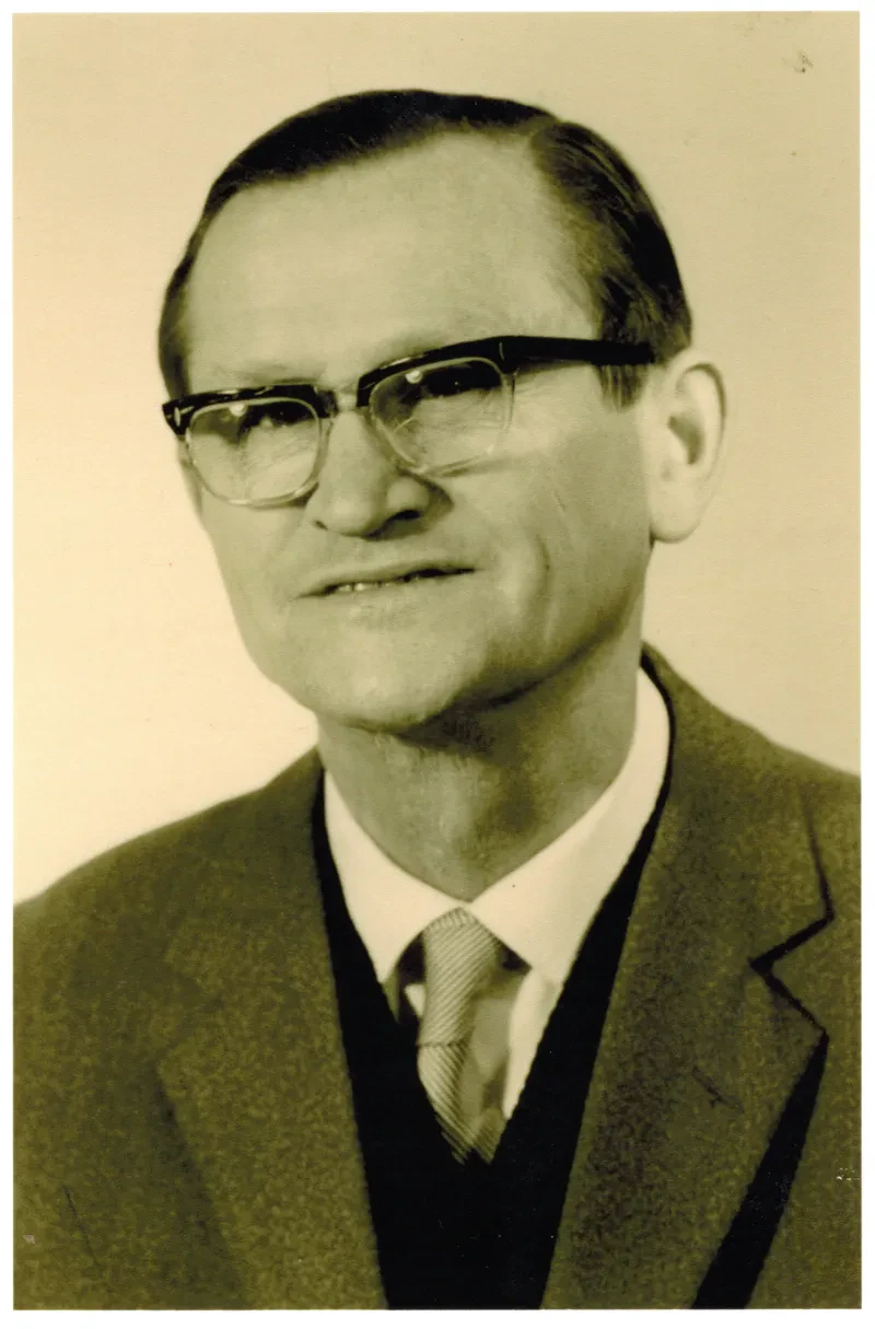 Portrait von August Scholz.