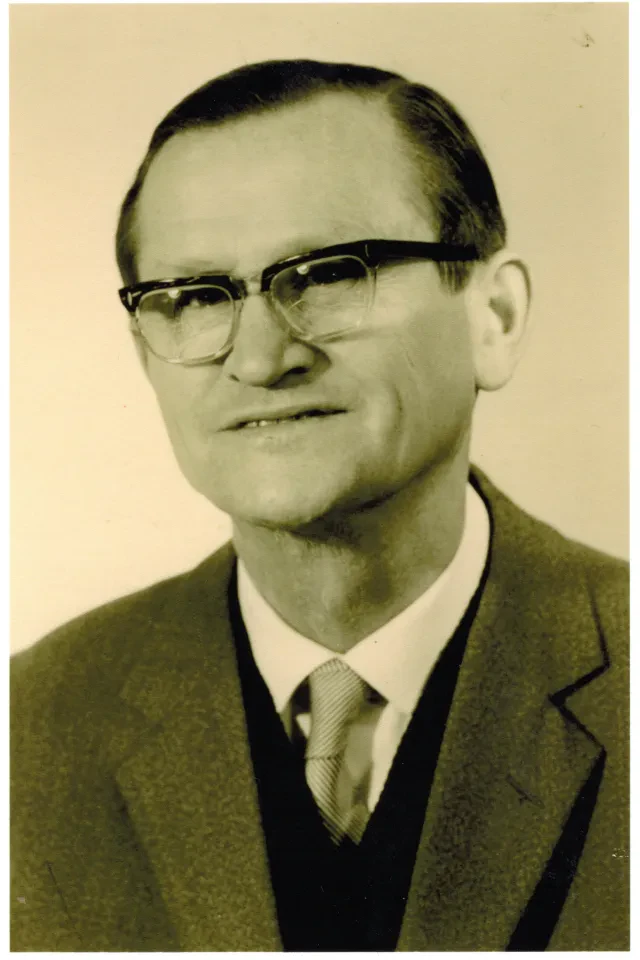 Porträt von August Scholz