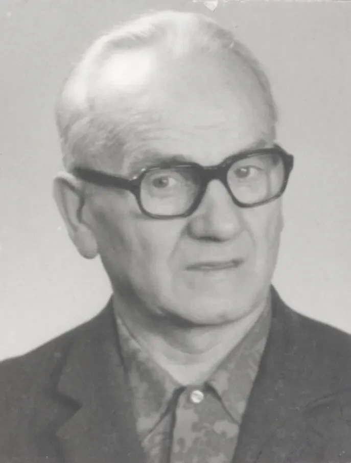 Passfoto von Eduard Bauer, 1985.