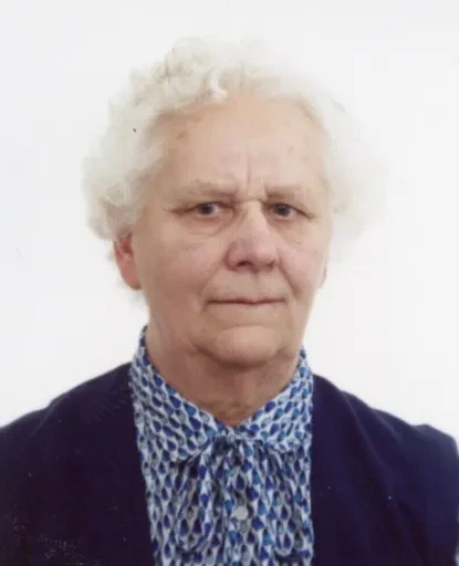 Portrait Elisabeth Bauer im Alter.