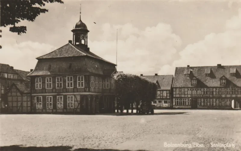 Rathaus in Boizenburg, Sitz der Polizeiwache.