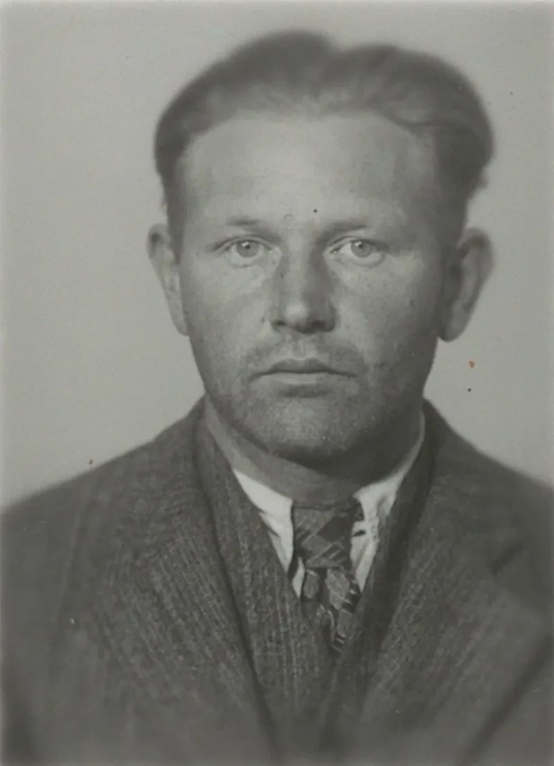 Polizeifoto im Porträt von Martin Christoffers 1937.