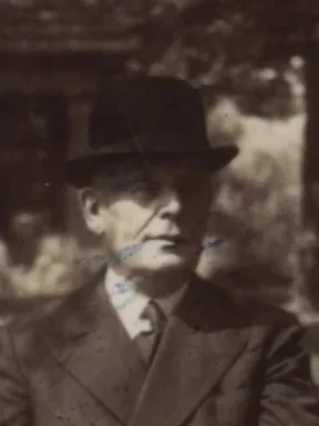 Karl Ebell, 1948. Bildausschnitt.