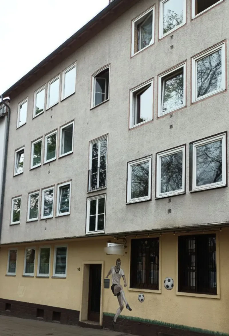 Aufnahme von dem Wohnhaus Entenanger 10 in Kassel.