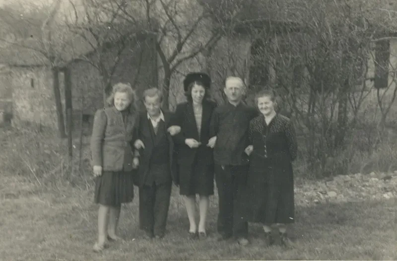 Familienfoto von Richard Henning mit seiner Frau und Tochter