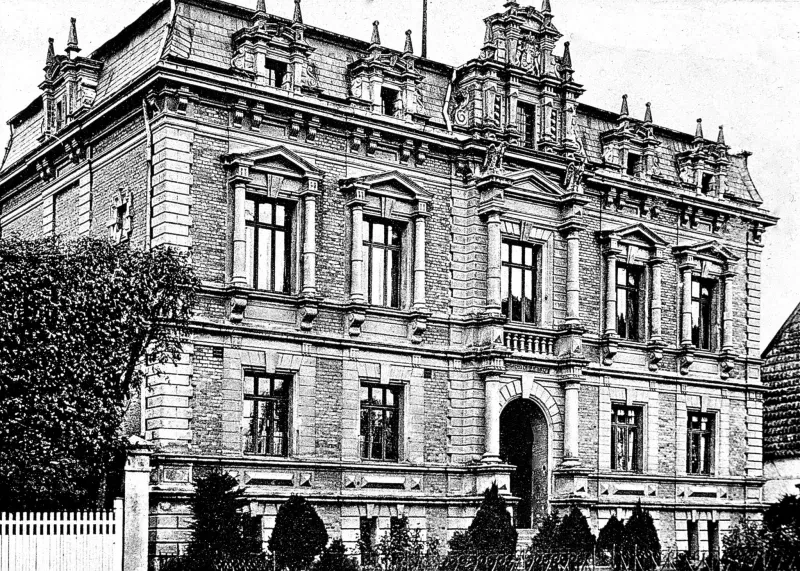 Außenansicht Hagenower Amtsgericht, 1930er Jahre.