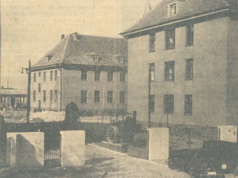 Foto der Hindenburgkaserne in Schwerin, 1935.