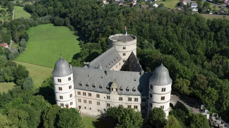 Luftaufnahme der Wewelsburg.