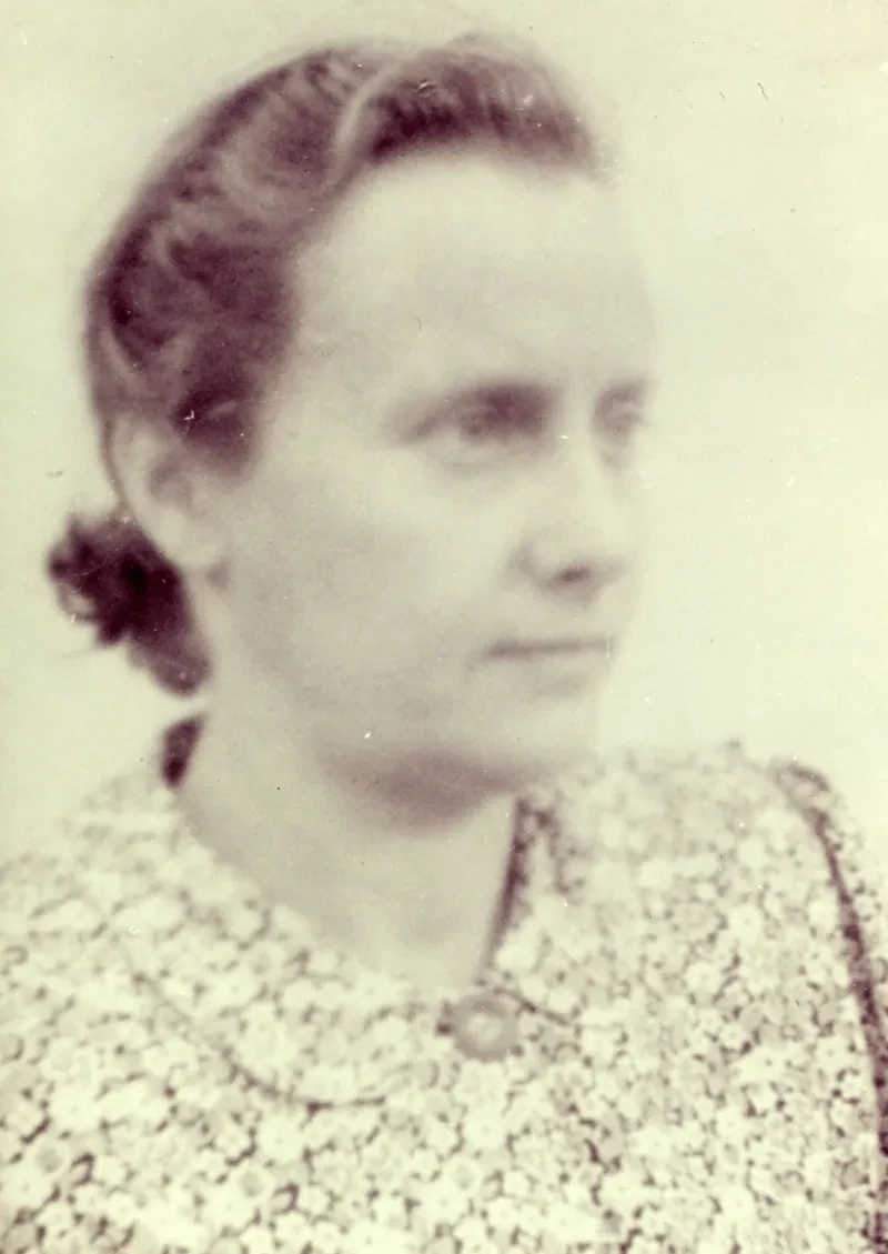 Portrait einer jungen Frau mit einer Bluse.