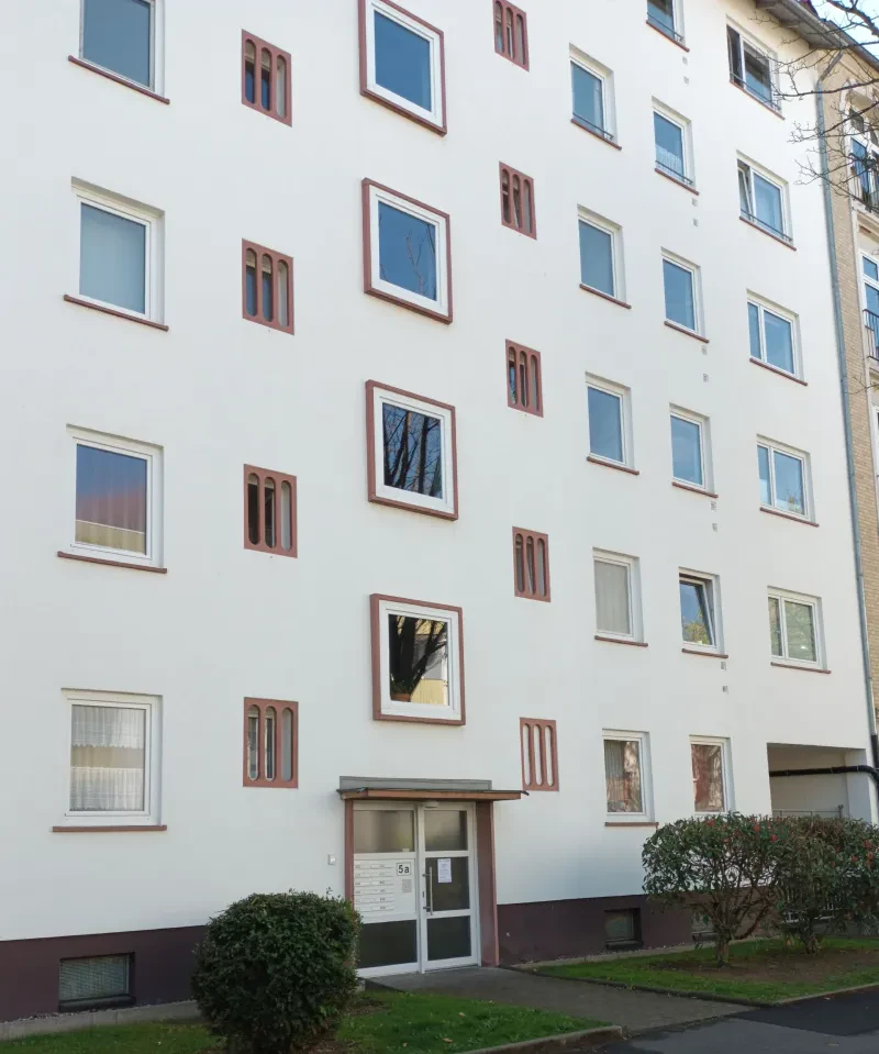 Neuzeitaufnahme von dem Wohnhaus in der Luisenstr. 5A in Kassel