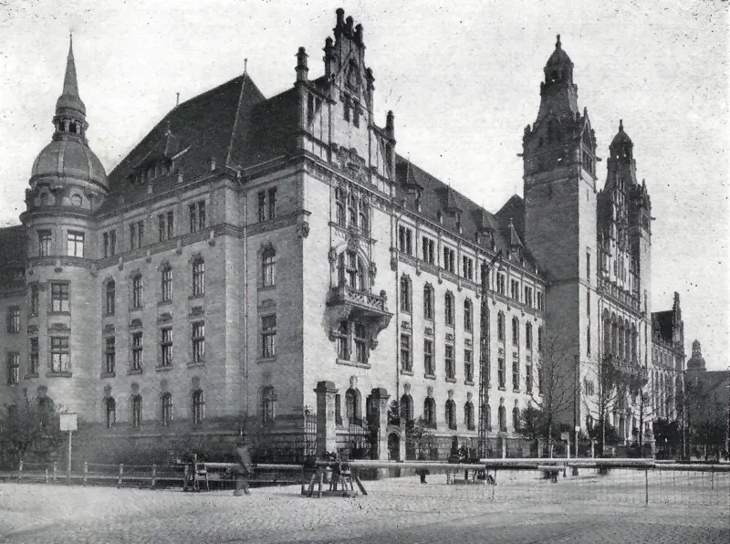 Ein mehrstöckiges Stadthaus
