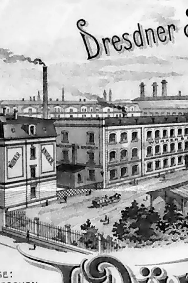 Bild von Dresden, Nähmaschinenteile AG
