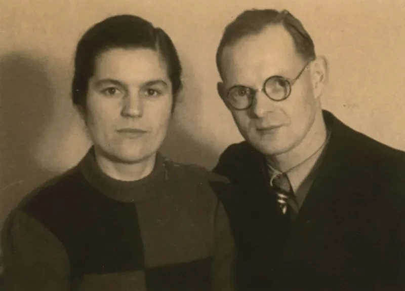 Foto von Kurt und Elisabeth Pützmann, um 1946.