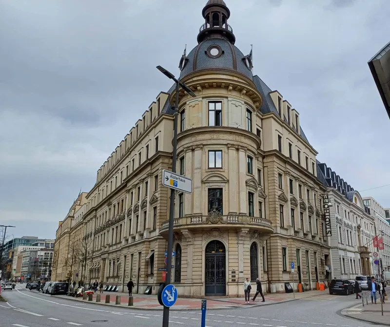 Das Stadthaus in Hamburg, 2024.