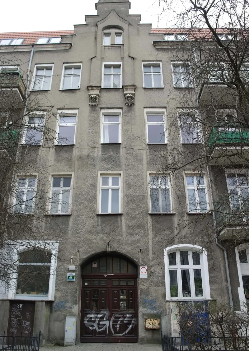 Ansicht des Hauses Barnimstraße 68 in Stettin.