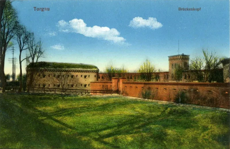 Die Kasernen Torgau-Brückenkopf um 1915.