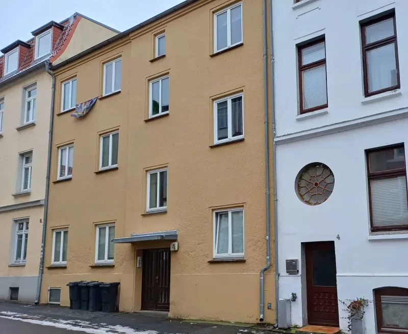 Das heutige Haus Badstaven 2 in Wismar, 2024.