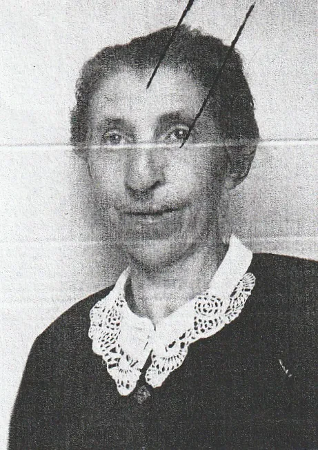 Passbild Anna Wohler, um 1950.